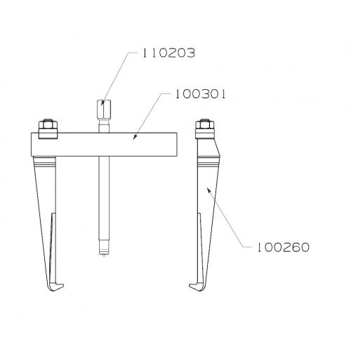 EXTRACTOR FORZA SERIE 1000 DE 2 PATAS